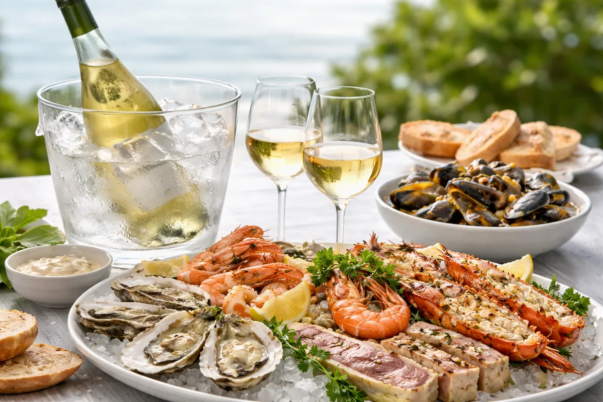 Quel vin servir avec des fruits de mer et du poisson