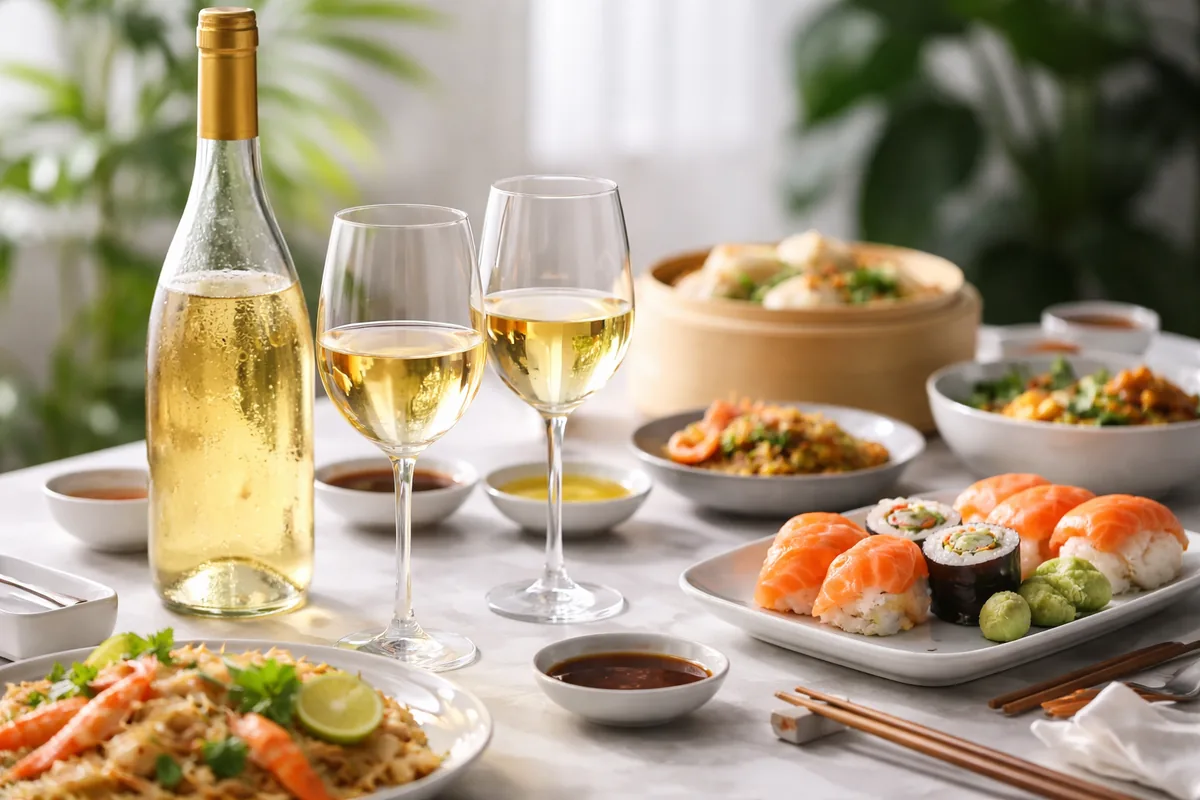 Comment choisir un vin blanc pour accompagner un repas asiatique