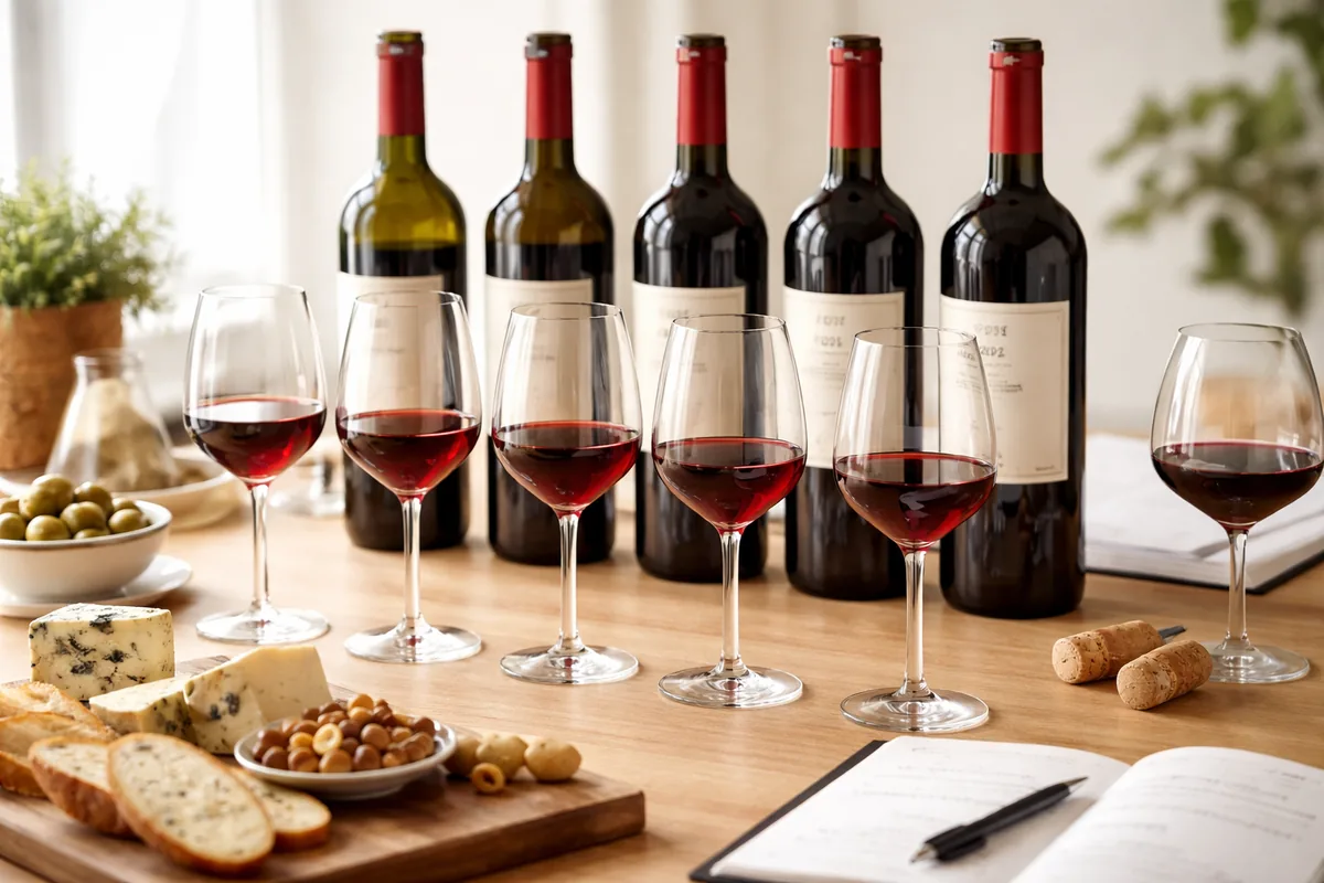 Comment organiser une verticale de vins pour apprendre à déguster